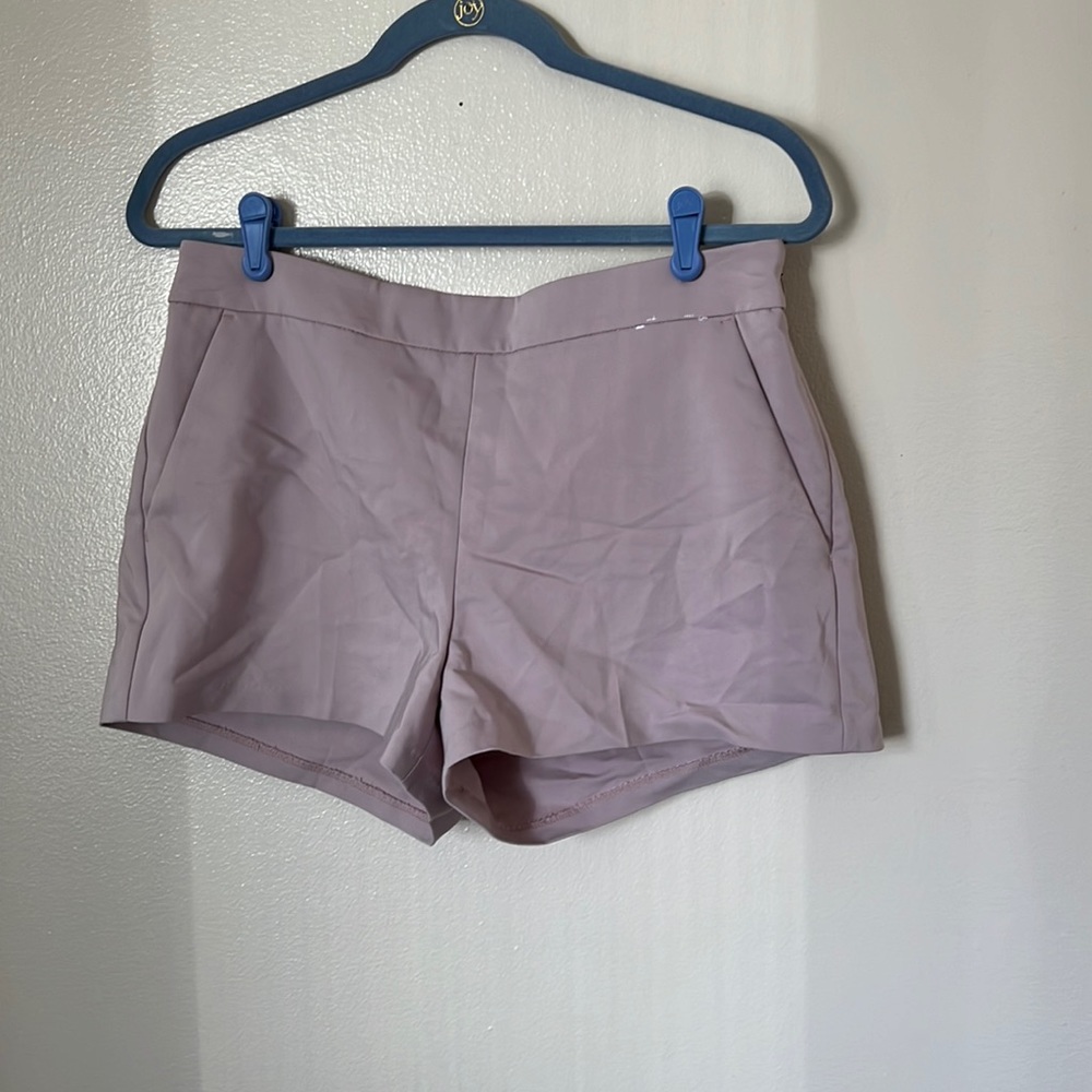 Express Mid Rise Light Pink Tailored Shorts-NWOT